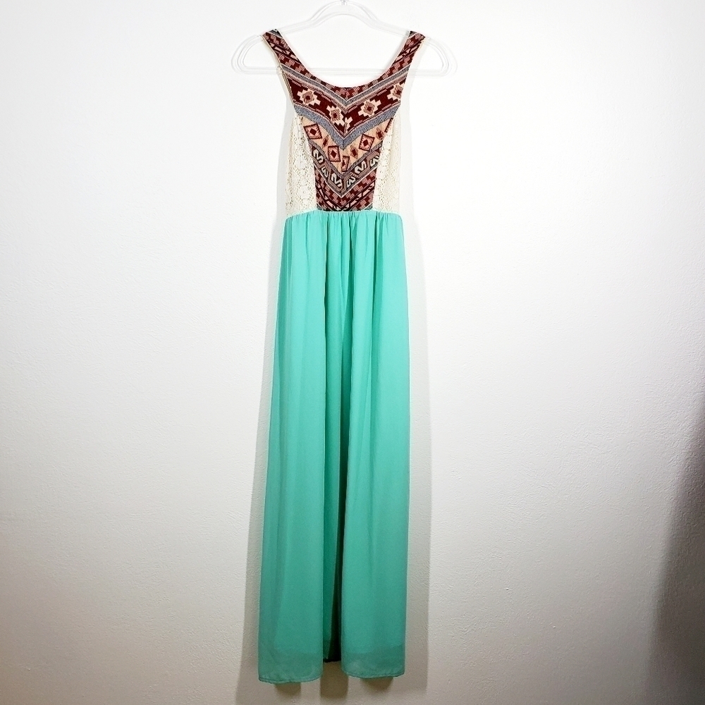 FLYING TOMATO SPAGHETTI STRAP MAXI DRESS